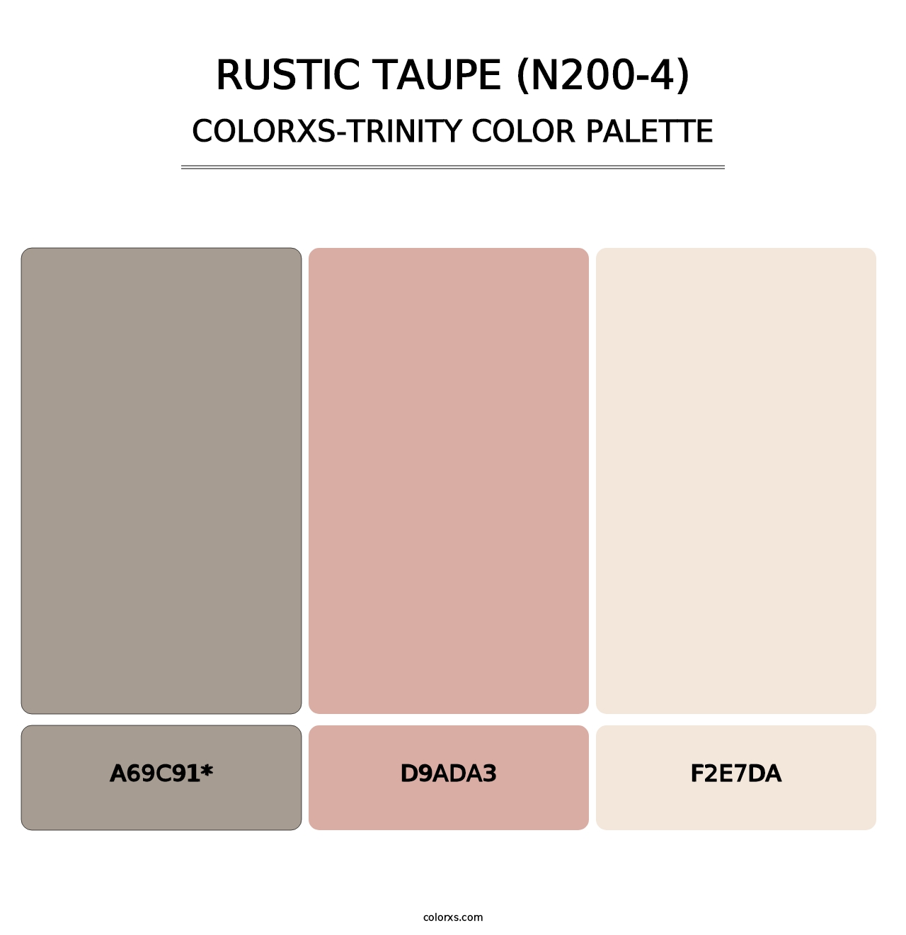 Rustic Taupe (N200-4) - Colorxs Trinity Palette