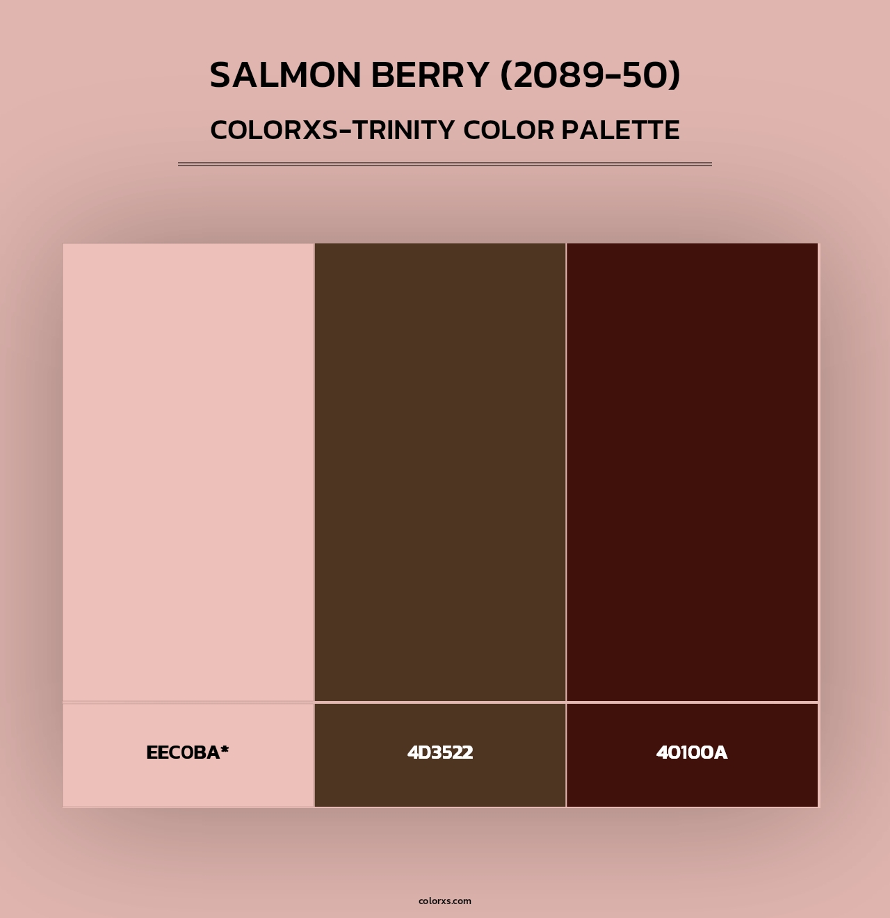 Salmon Berry (2089-50) - Colorxs Trinity Palette