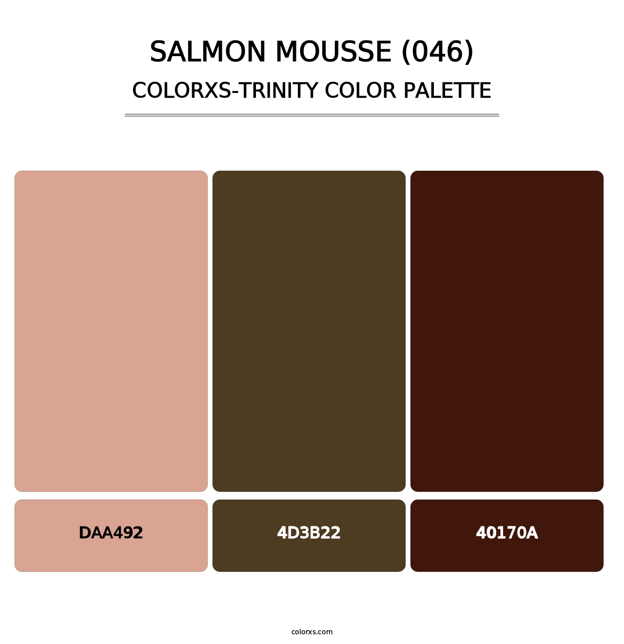 Salmon Mousse (046) - Colorxs Trinity Palette