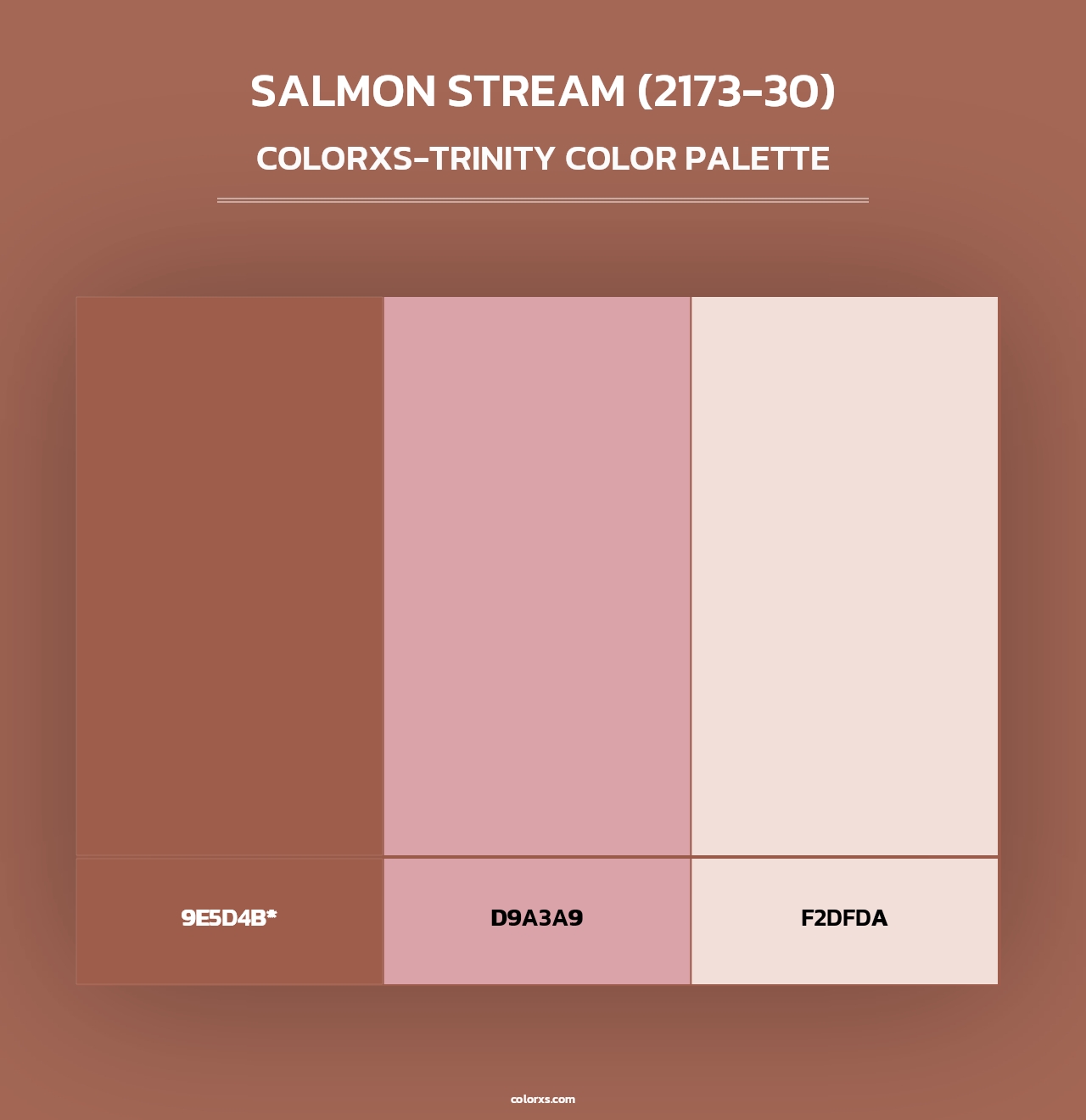 Salmon Stream (2173-30) - Colorxs Trinity Palette