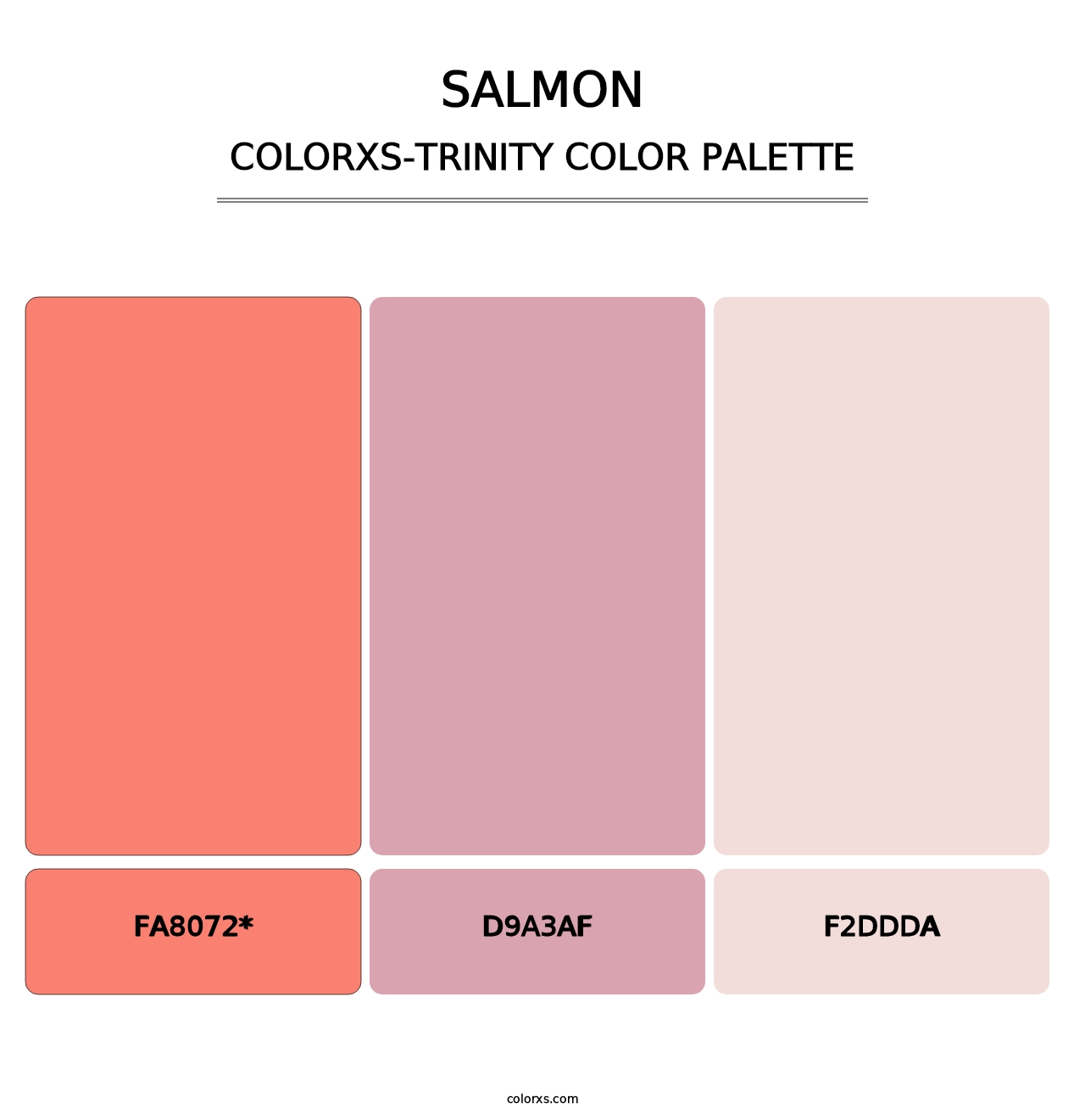Salmon - Colorxs Trinity Palette