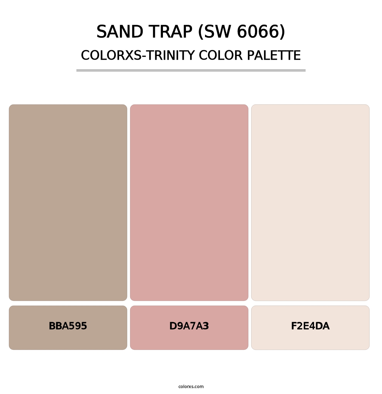 Sand Trap (SW 6066) - Colorxs Trinity Palette