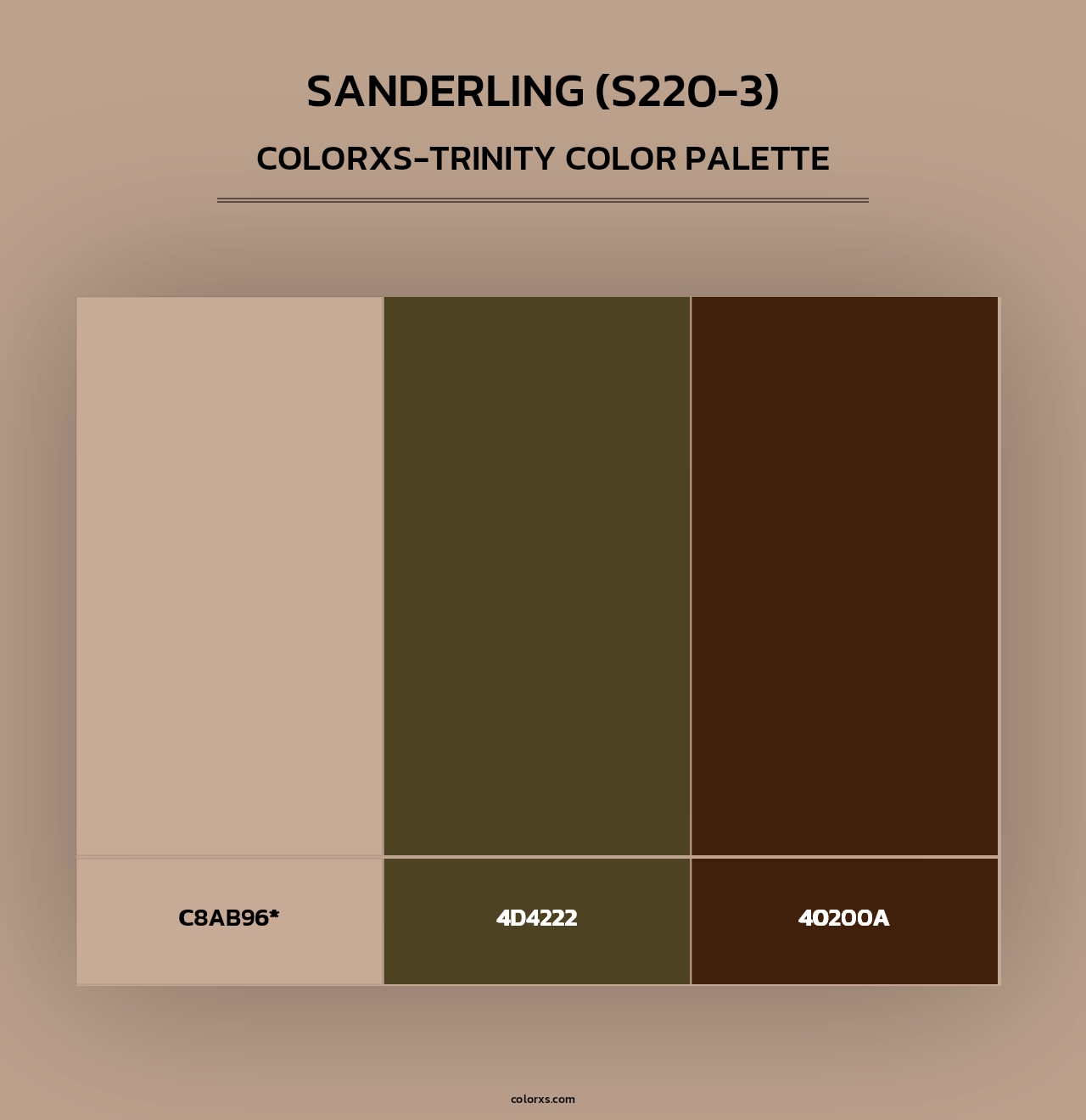 Sanderling (S220-3) - Colorxs Trinity Palette