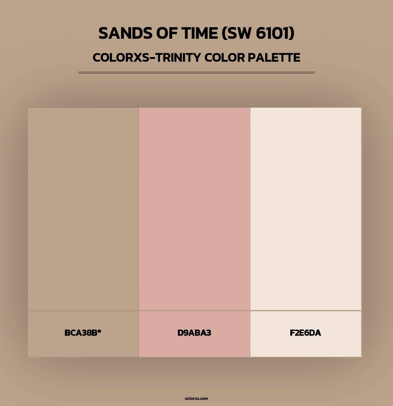Sands of Time (SW 6101) - Colorxs Trinity Palette