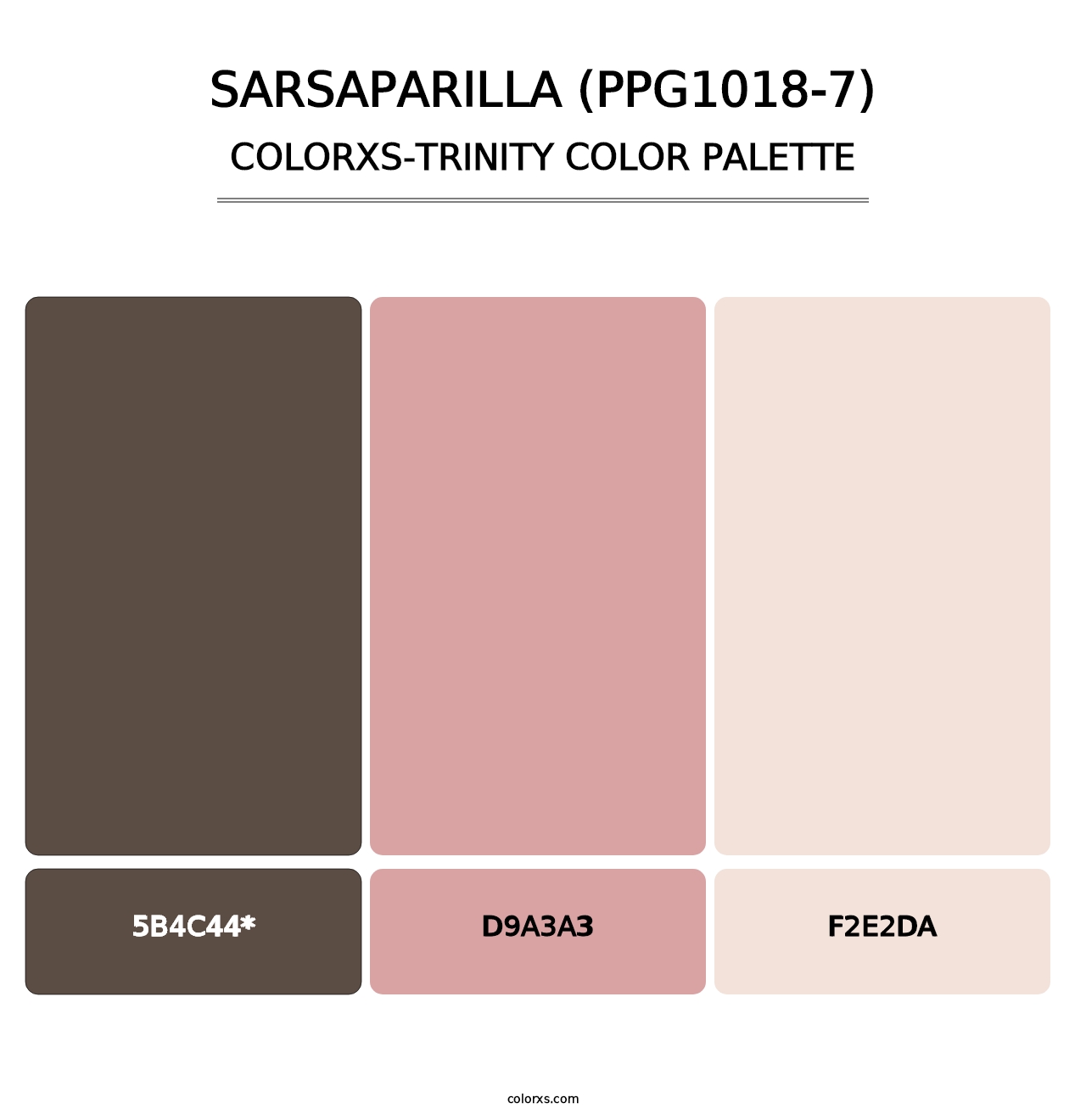 Sarsaparilla (PPG1018-7) - Colorxs Trinity Palette