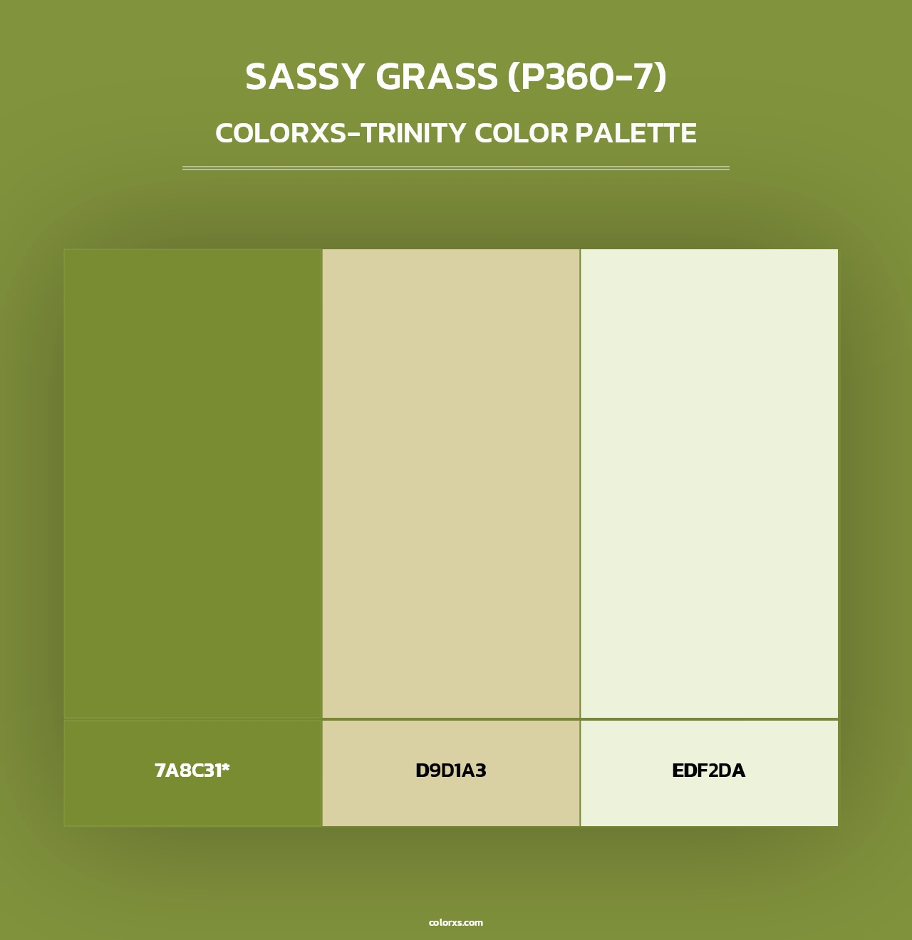 Sassy Grass (P360-7) - Colorxs Trinity Palette