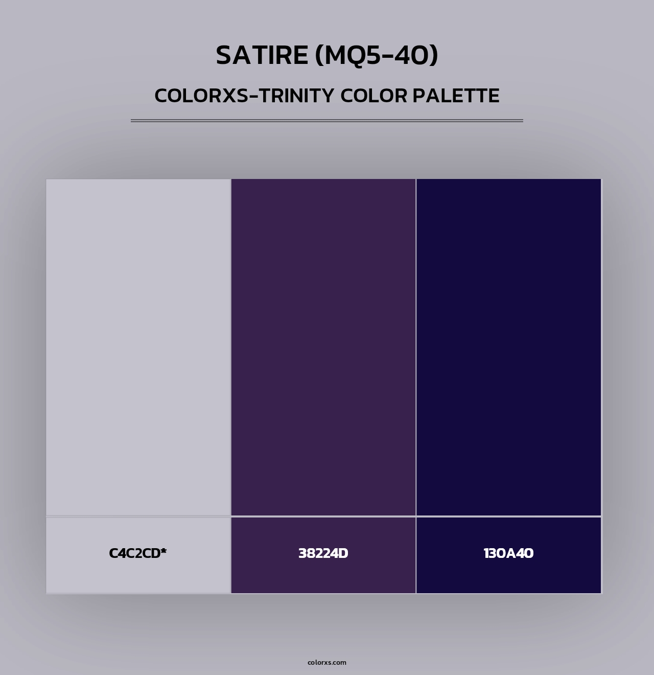 Satire (MQ5-40) - Colorxs Trinity Palette