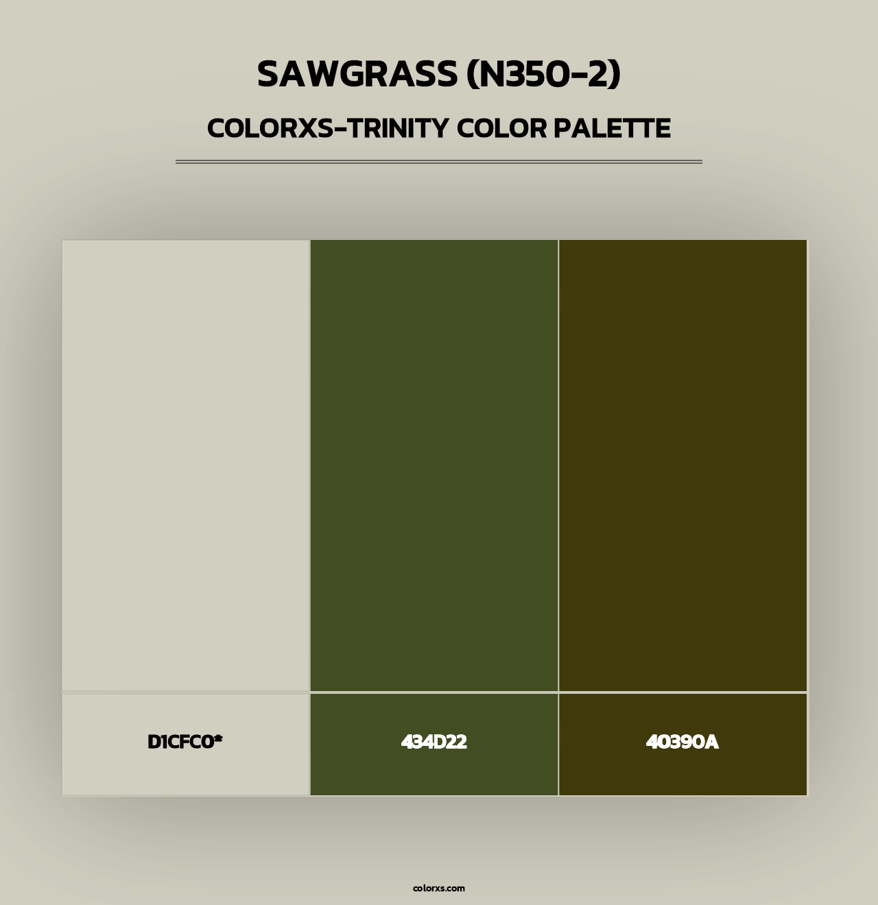 Sawgrass (N350-2) - Colorxs Trinity Palette
