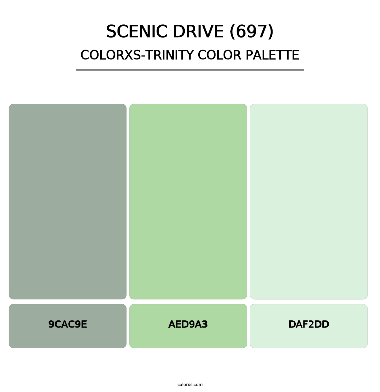Scenic Drive (697) - Colorxs Trinity Palette