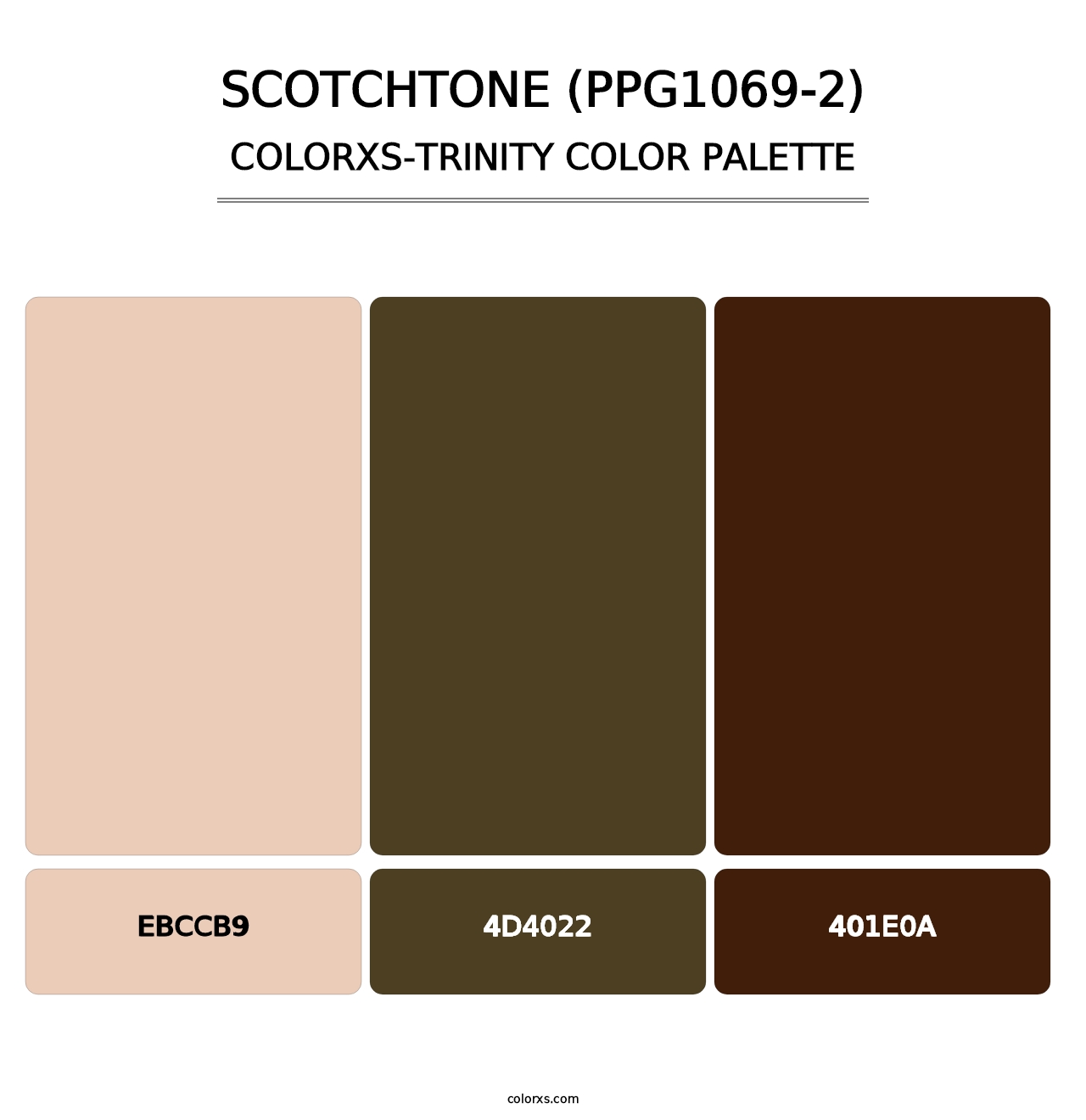 Scotchtone (PPG1069-2) - Colorxs Trinity Palette