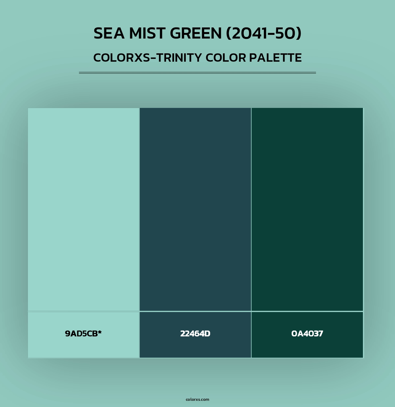 Sea Mist Green (2041-50) - Colorxs Trinity Palette