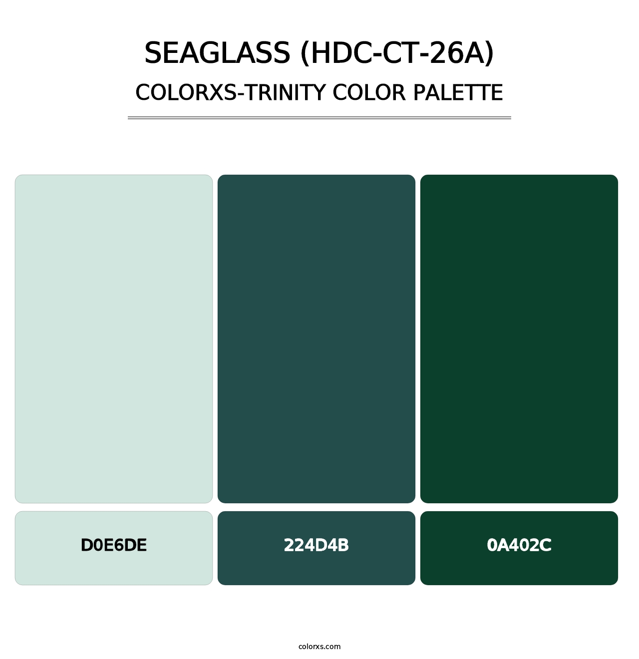 Seaglass (HDC-CT-26A) - Colorxs Trinity Palette