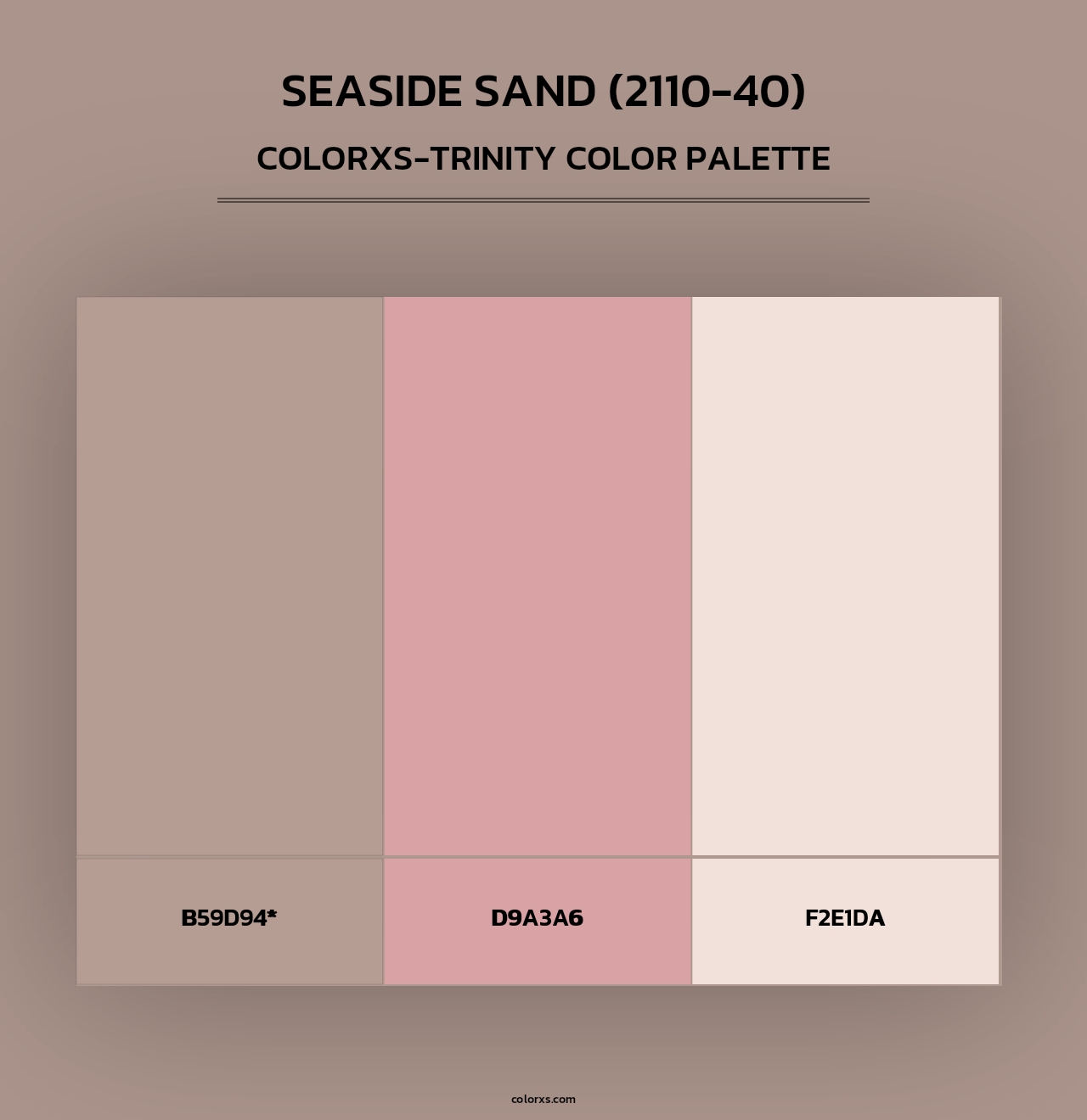 Seaside Sand (2110-40) - Colorxs Trinity Palette
