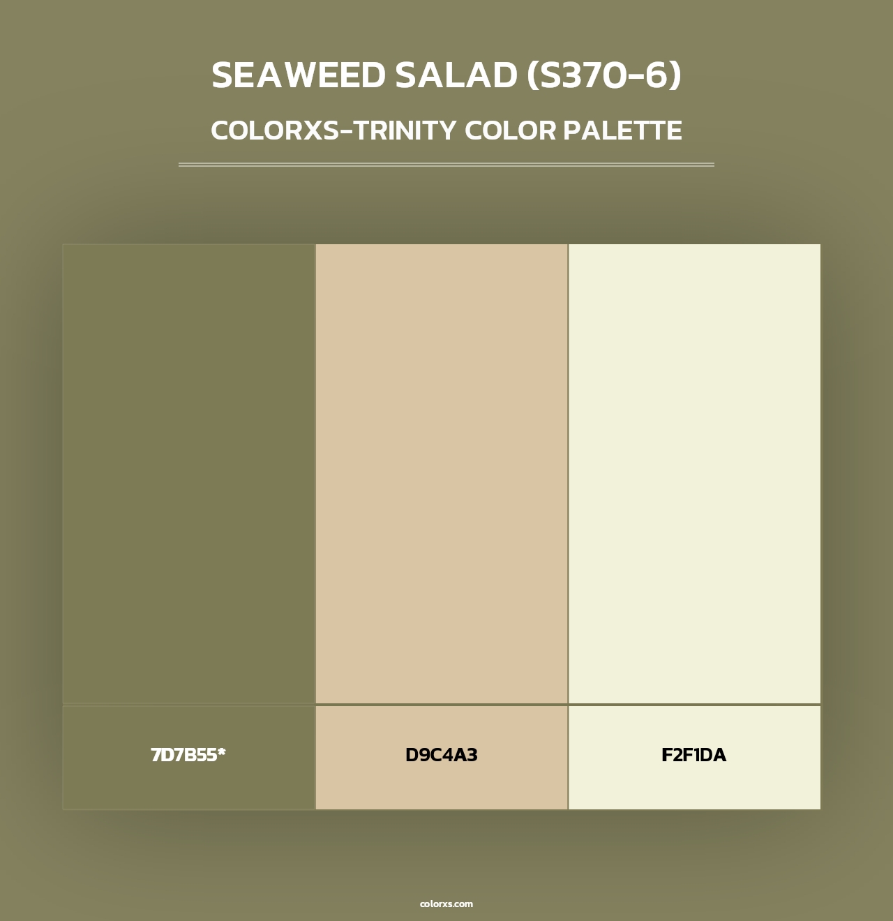 Seaweed Salad (S370-6) - Colorxs Trinity Palette