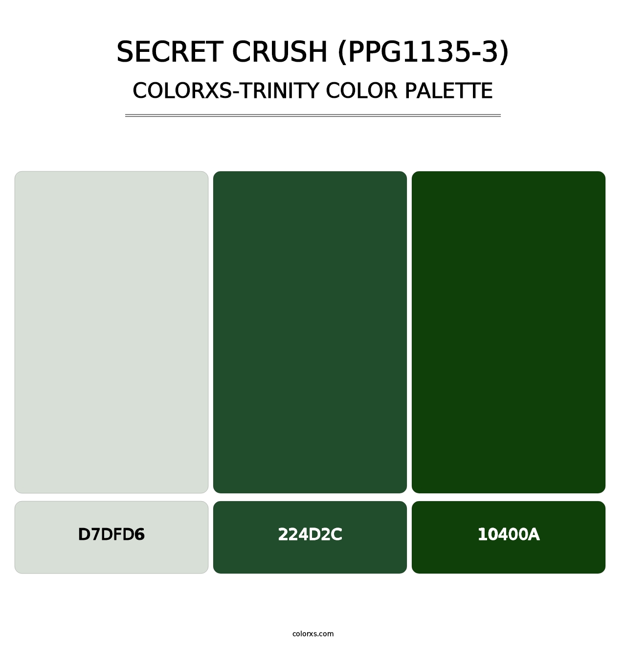Secret Crush (PPG1135-3) - Colorxs Trinity Palette
