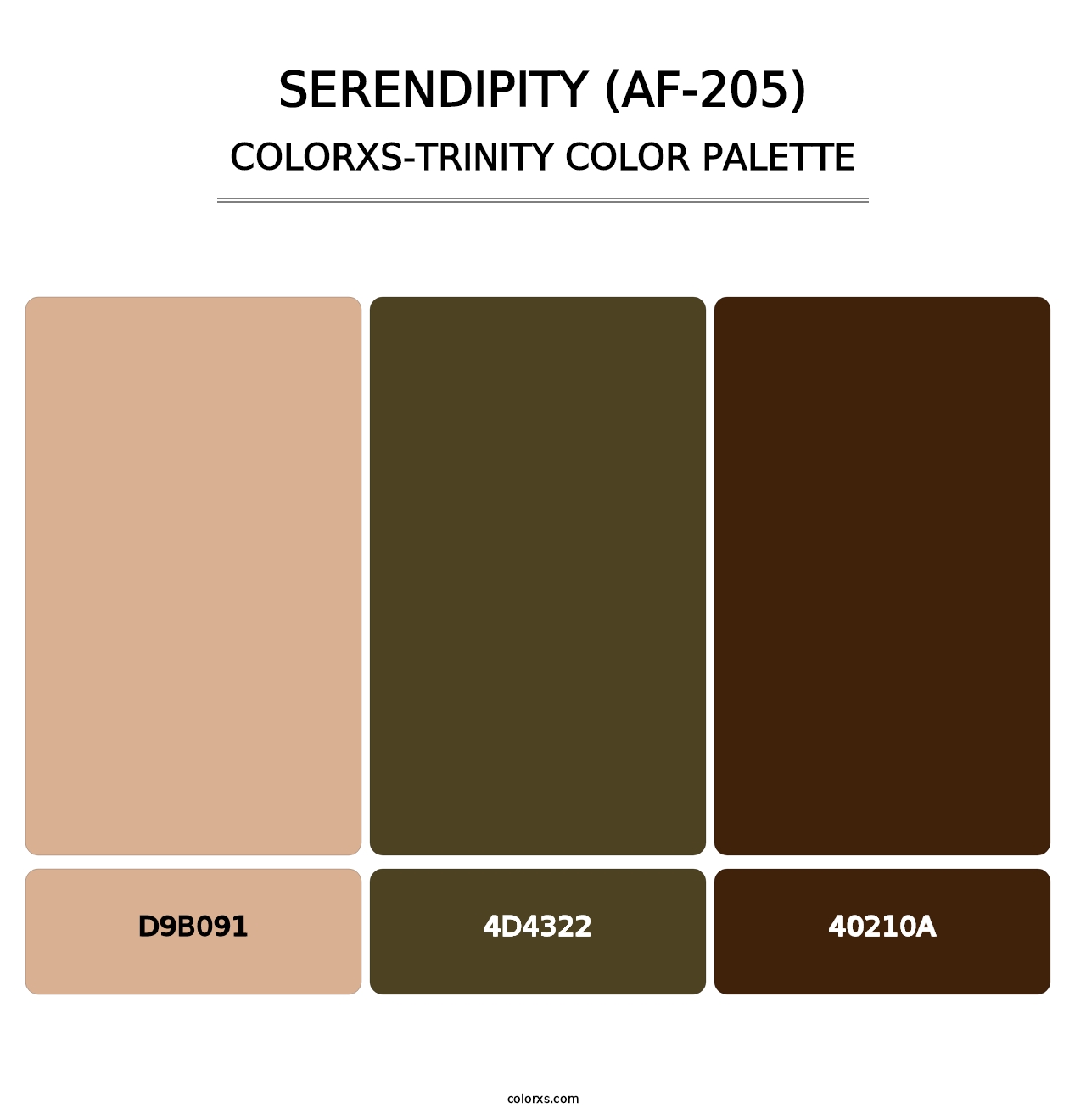 Serendipity (AF-205) - Colorxs Trinity Palette
