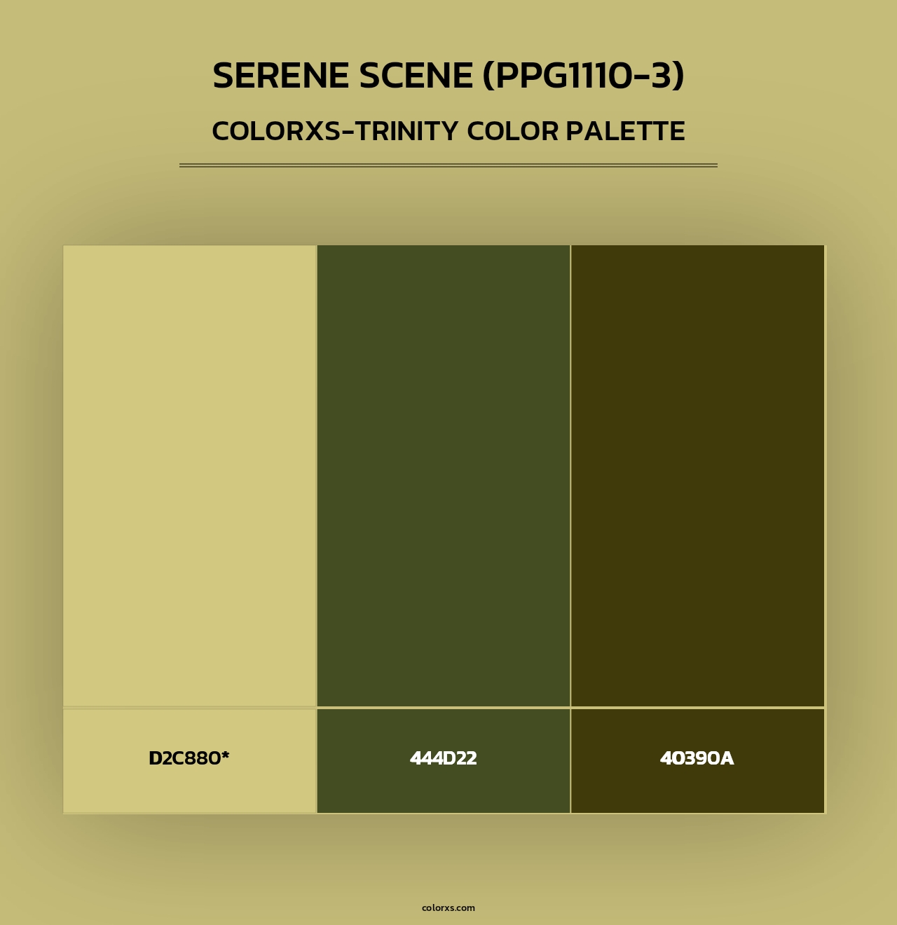 Serene Scene (PPG1110-3) - Colorxs Trinity Palette