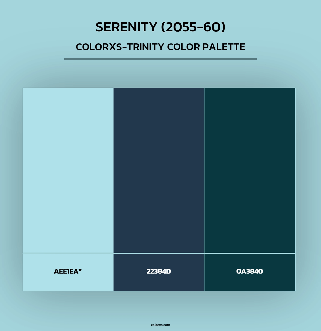Serenity (2055-60) - Colorxs Trinity Palette