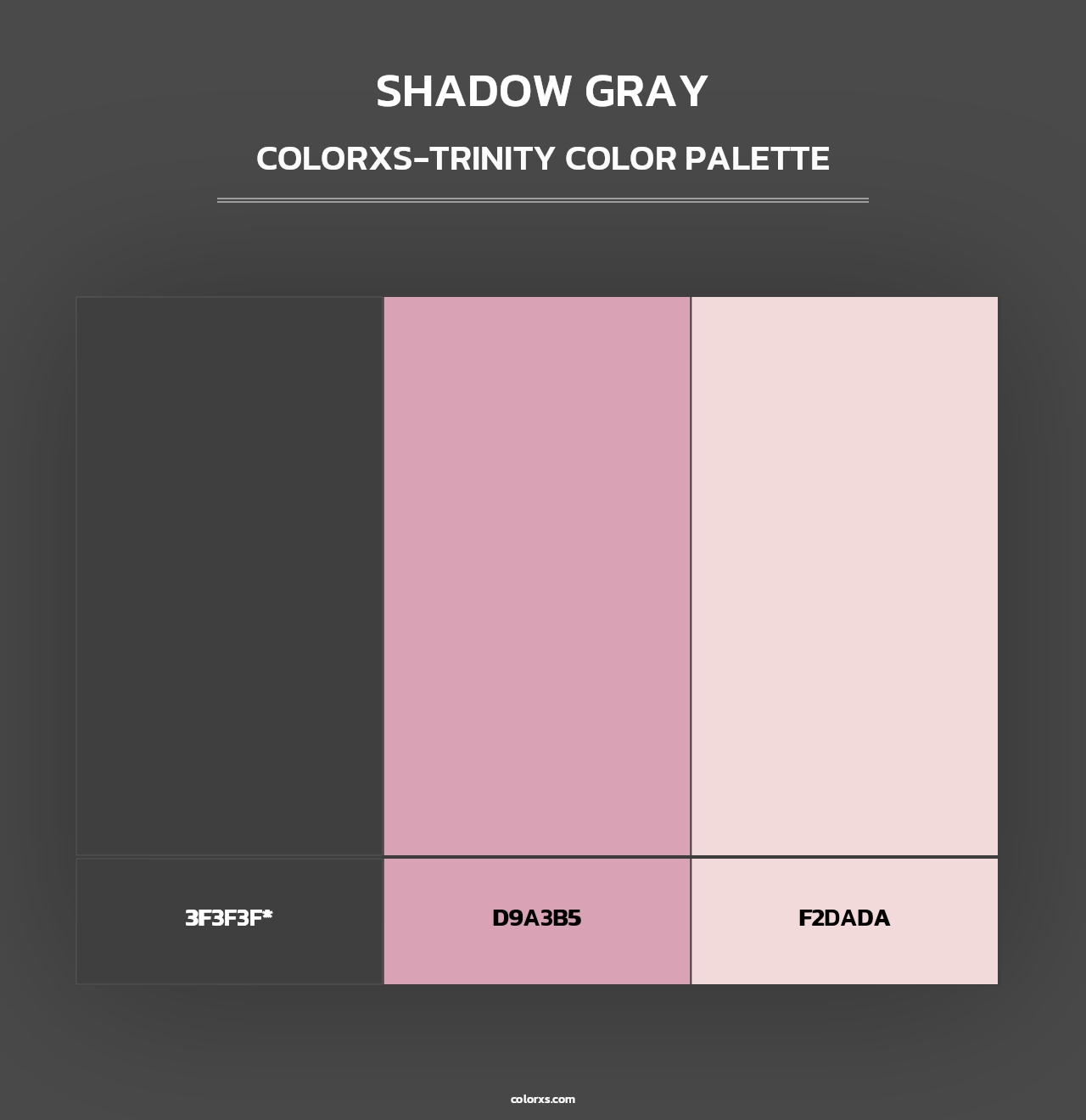 Shadow Gray - Colorxs Trinity Palette