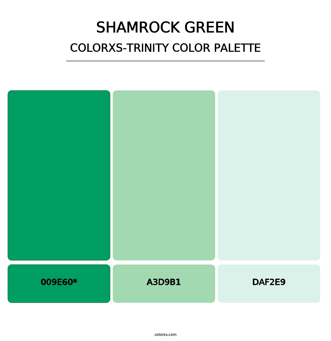 Shamrock Green - Colorxs Trinity Palette