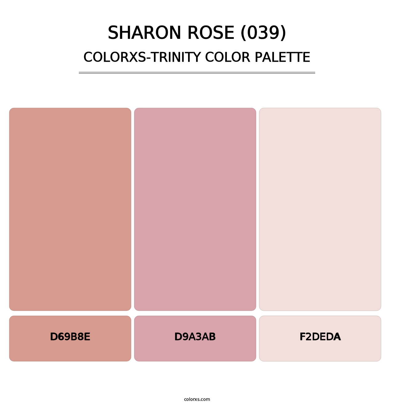 Sharon Rose (039) - Colorxs Trinity Palette