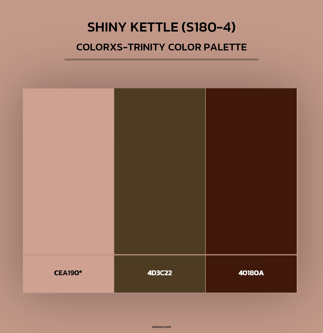 Shiny Kettle (S180-4) - Colorxs Trinity Palette