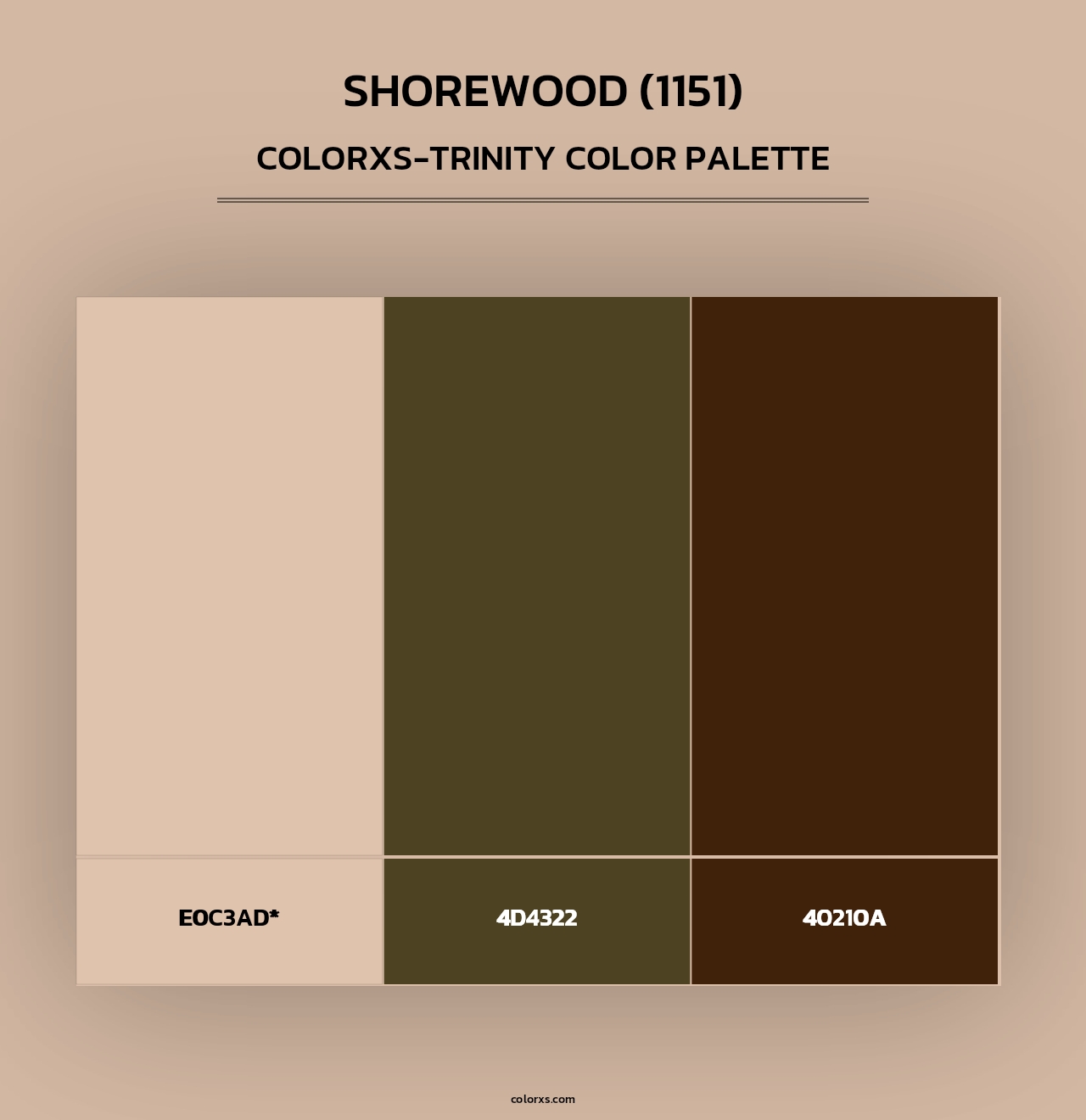Shorewood (1151) - Colorxs Trinity Palette