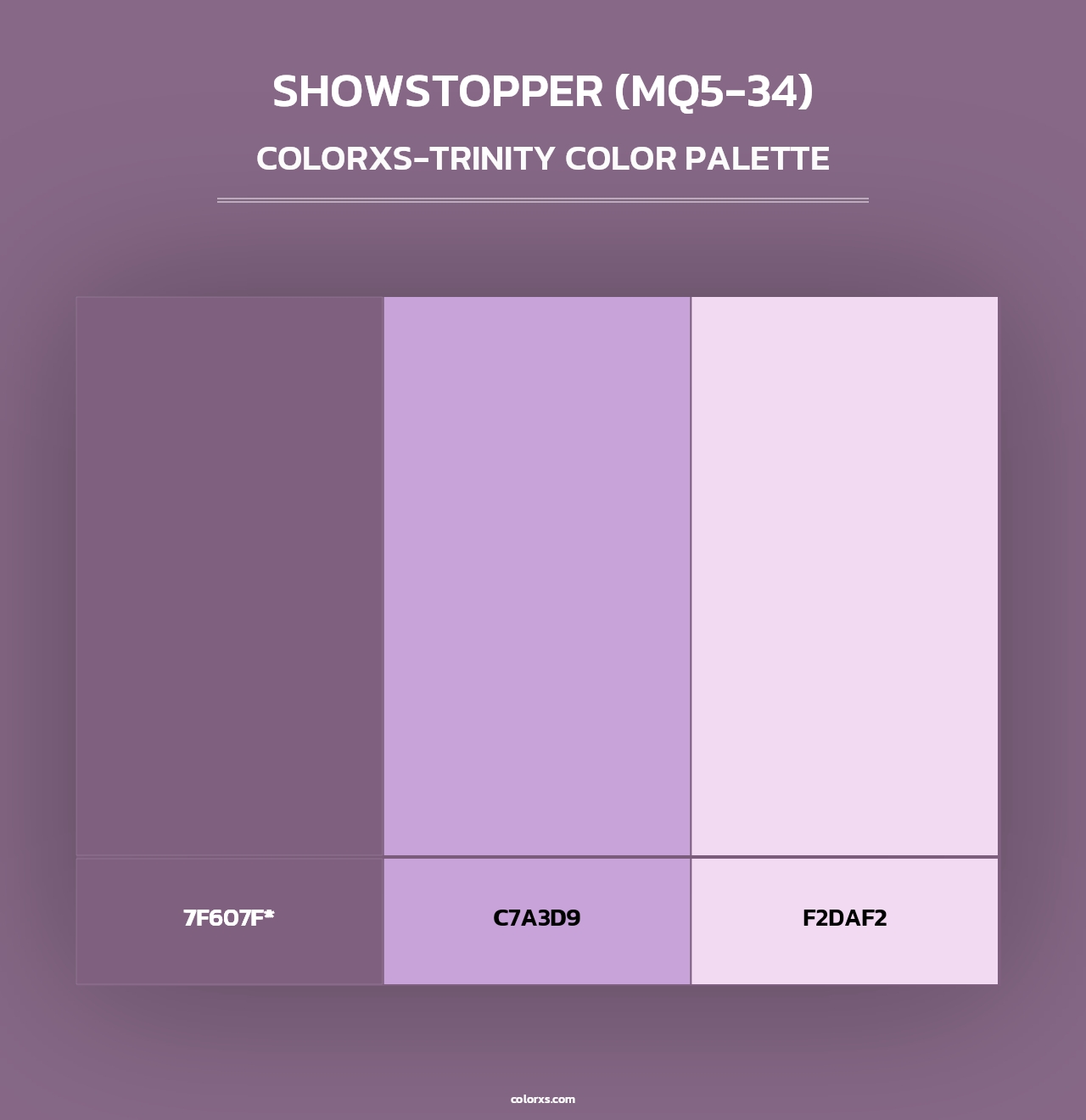 Showstopper (MQ5-34) - Colorxs Trinity Palette