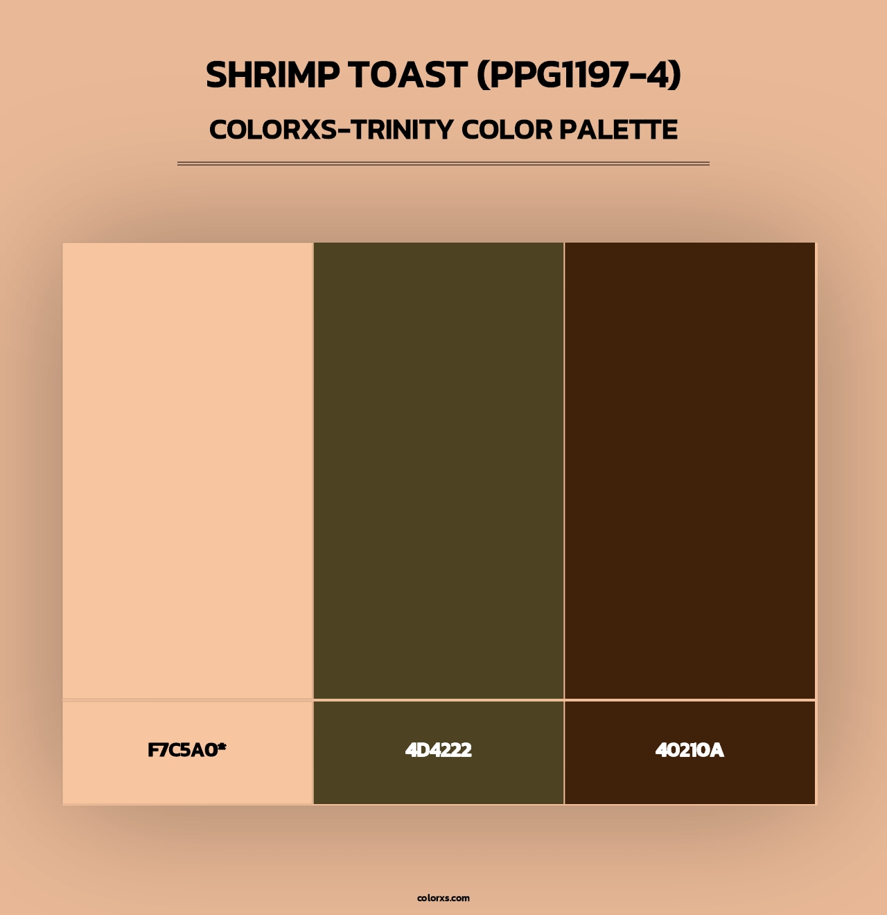 Shrimp Toast (PPG1197-4) - Colorxs Trinity Palette
