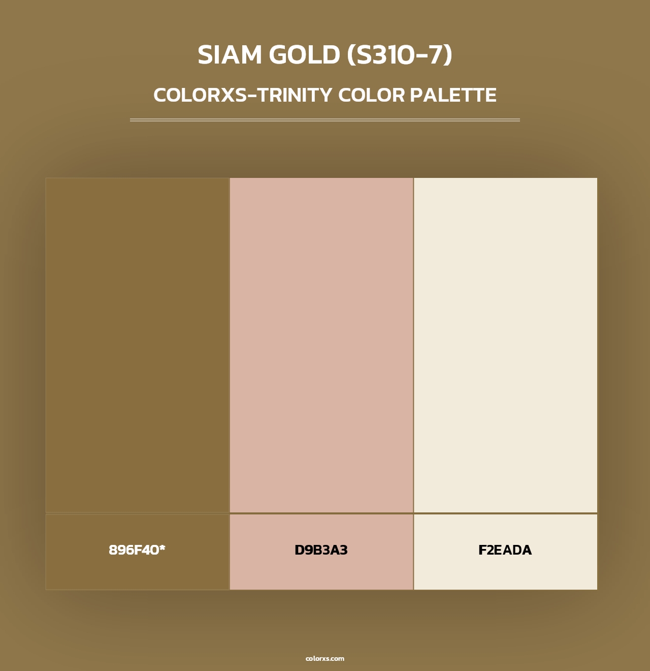 Siam Gold (S310-7) - Colorxs Trinity Palette