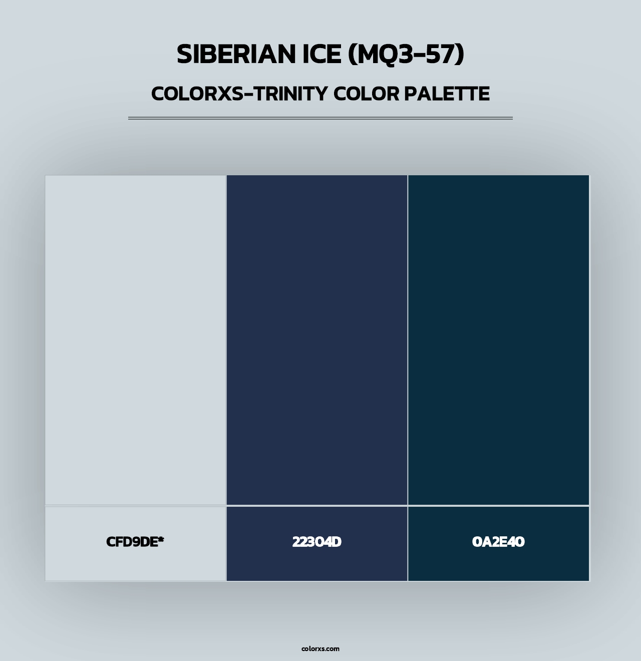 Siberian Ice (MQ3-57) - Colorxs Trinity Palette