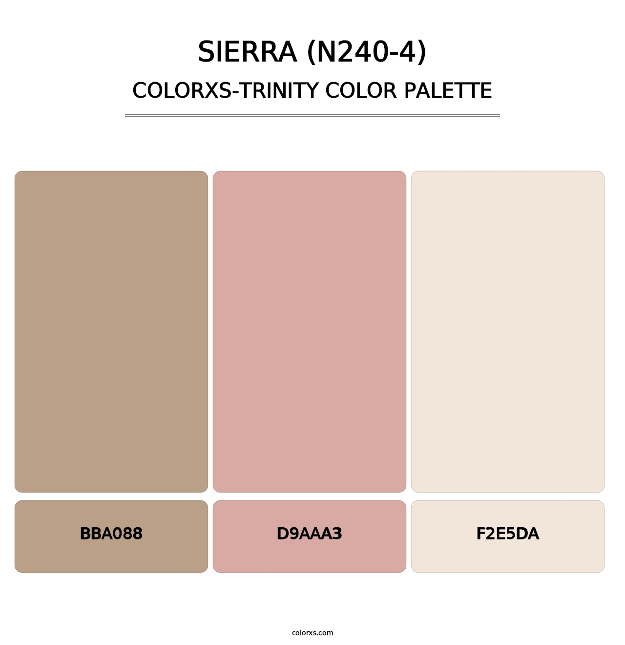 Sierra (N240-4) - Colorxs Trinity Palette