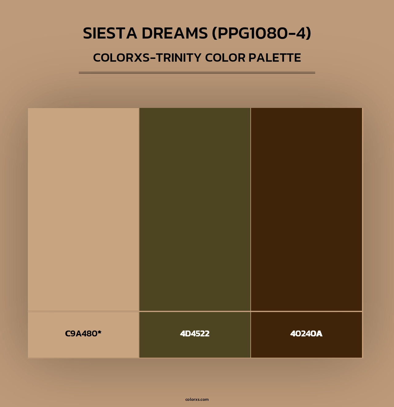 Siesta Dreams (PPG1080-4) - Colorxs Trinity Palette