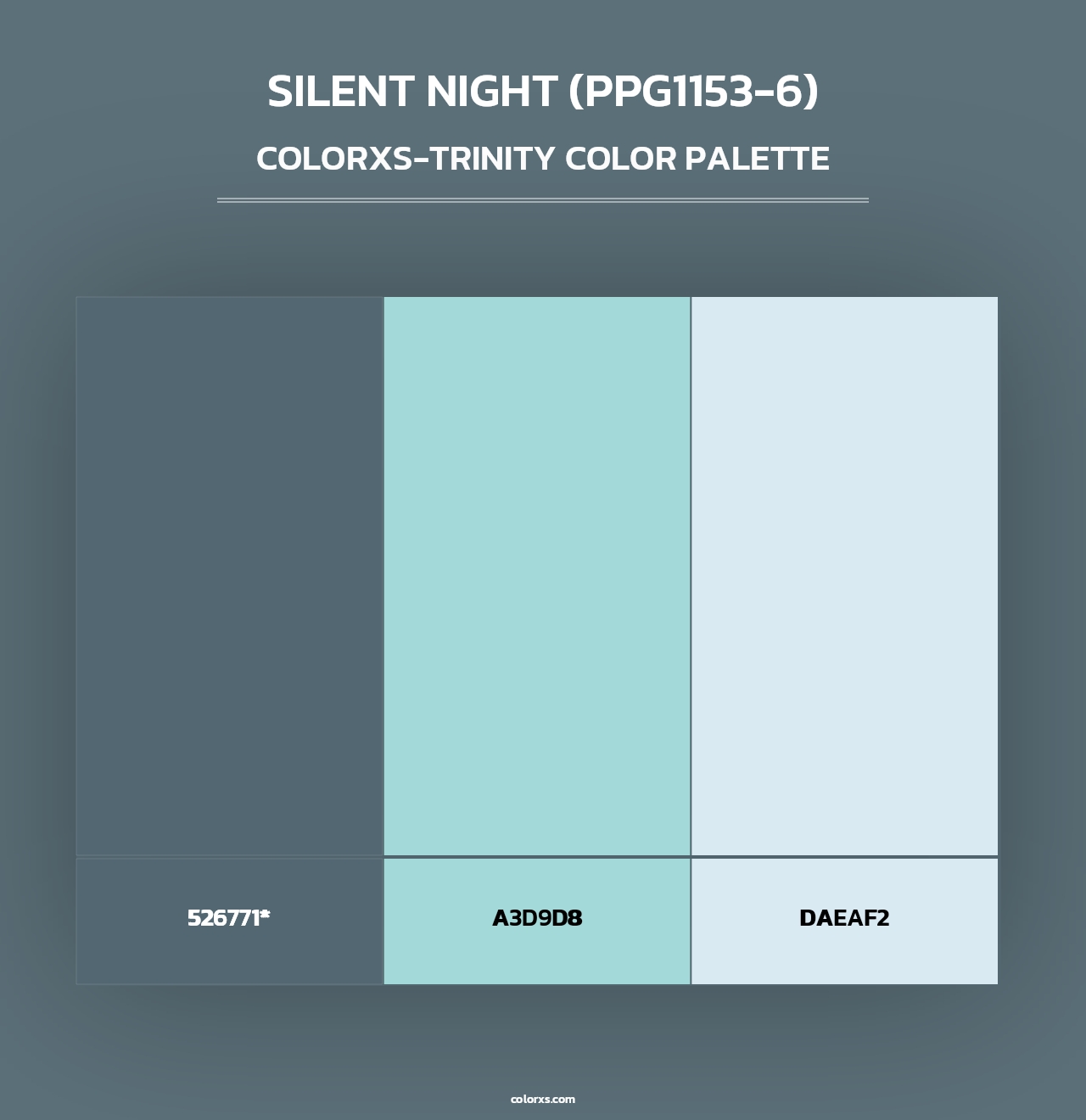 Silent Night (PPG1153-6) - Colorxs Trinity Palette