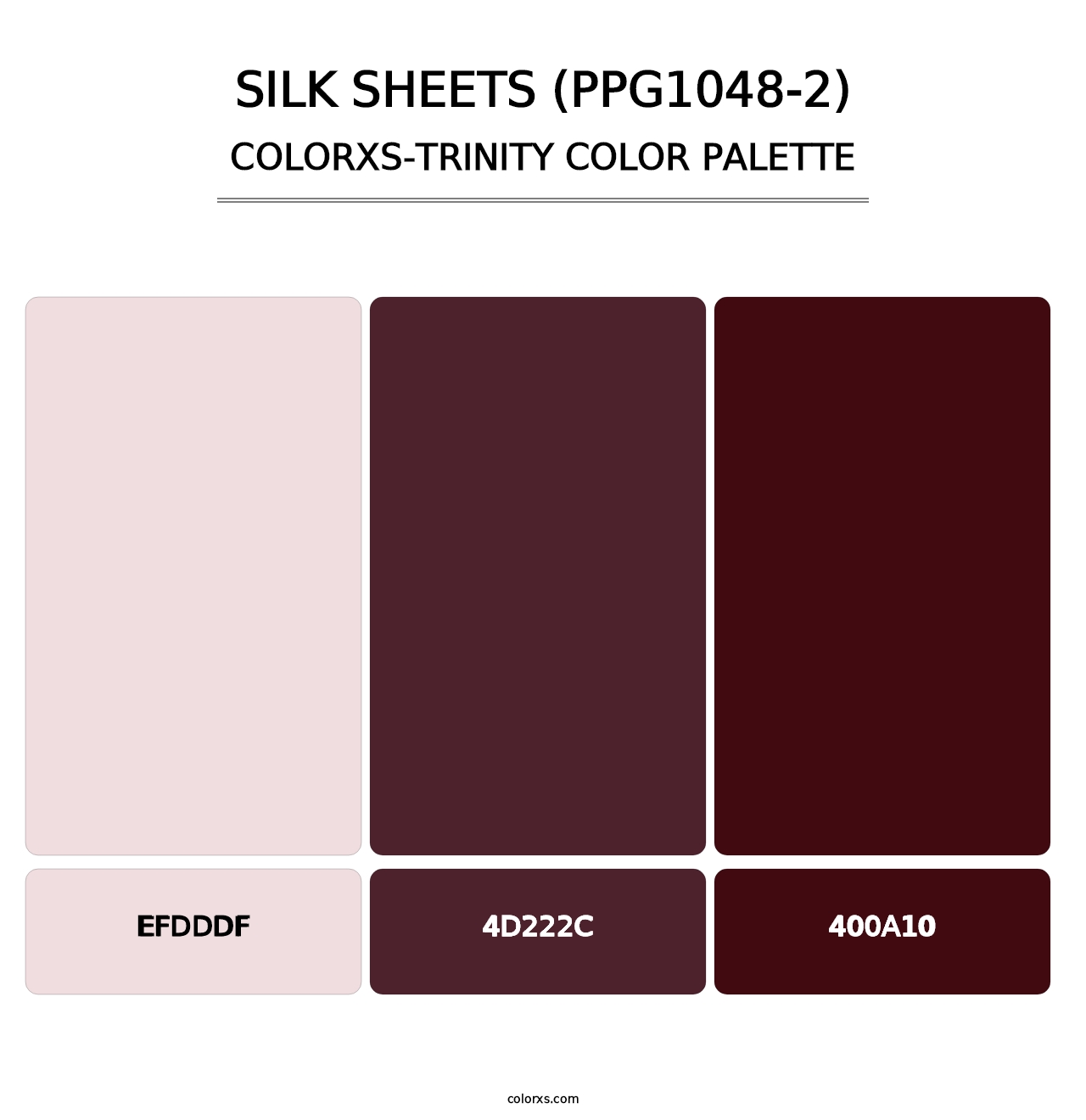 Silk Sheets (PPG1048-2) - Colorxs Trinity Palette