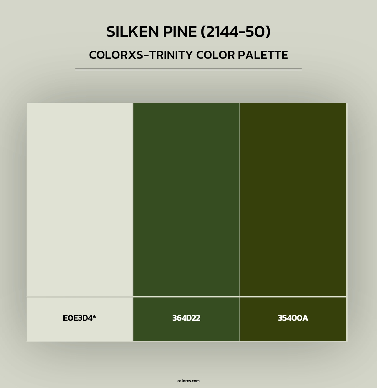 Silken Pine (2144-50) - Colorxs Trinity Palette