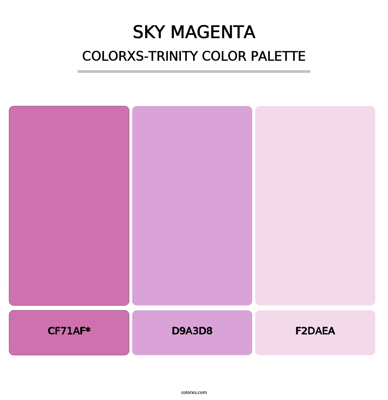 Sky Magenta - Colorxs Trinity Palette