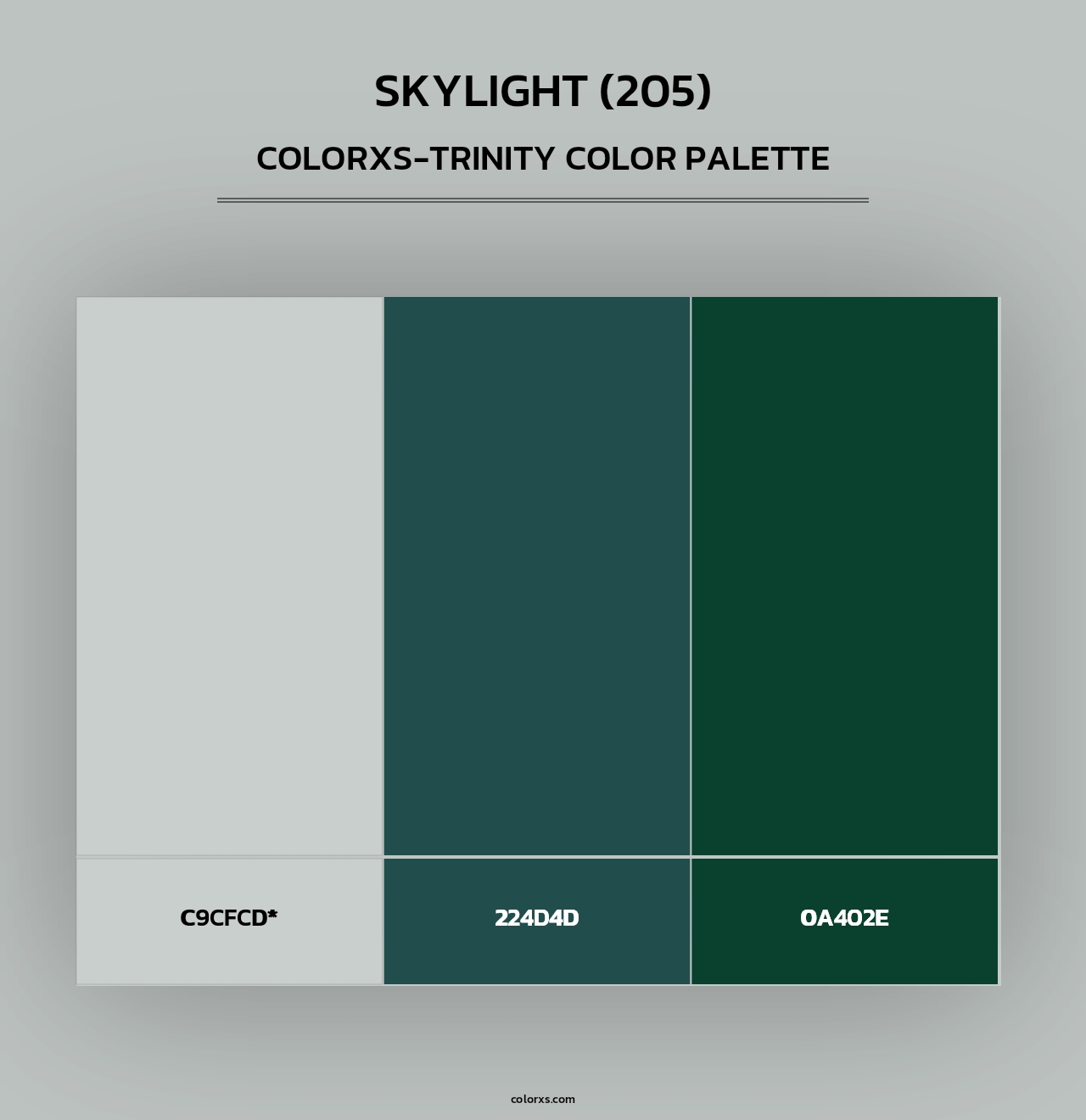 Skylight (205) - Colorxs Trinity Palette