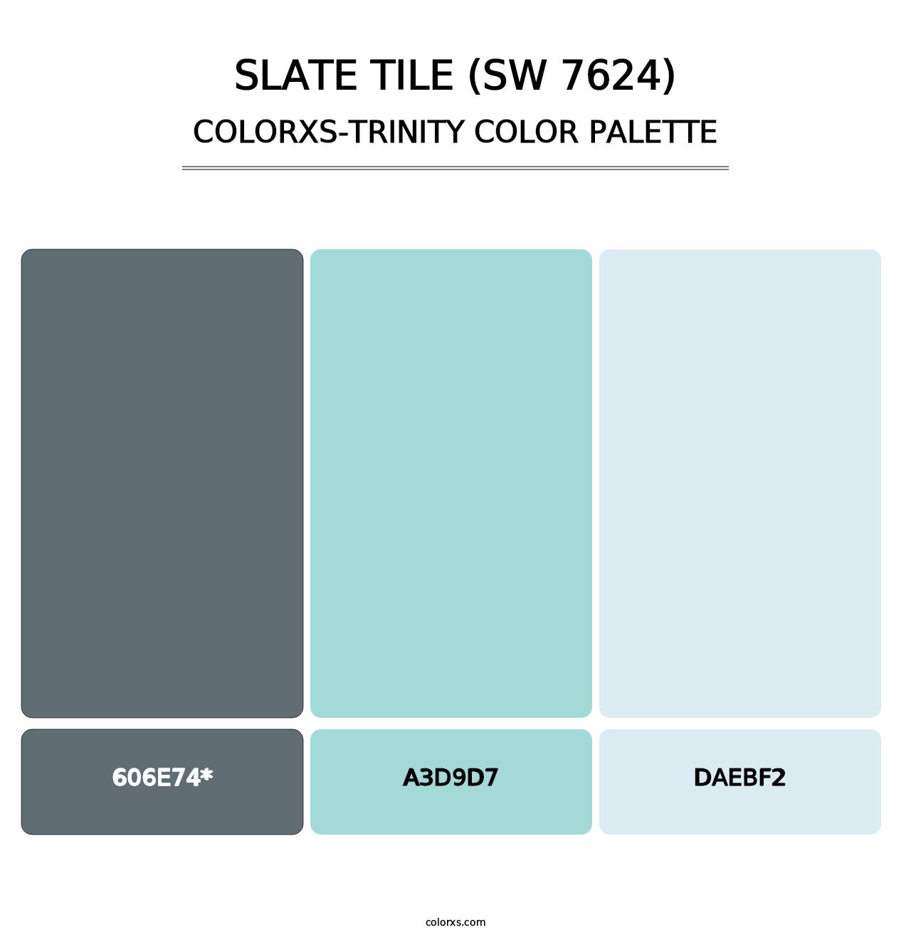 Slate Tile (SW 7624) - Colorxs Trinity Palette
