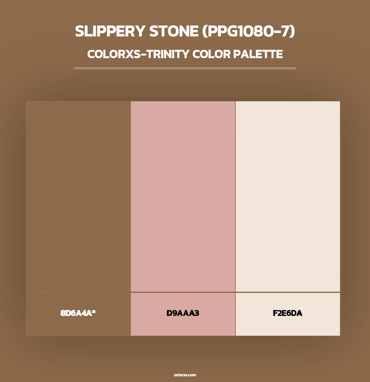 Slippery Stone (PPG1080-7) - Colorxs Trinity Palette