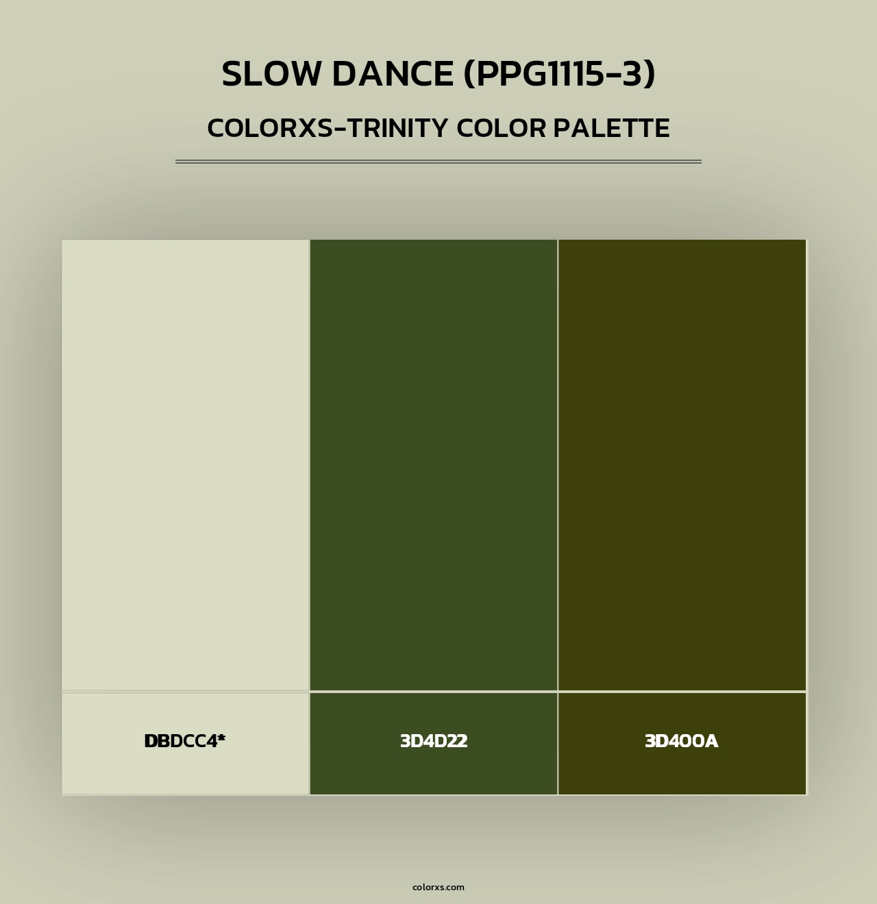 Slow Dance (PPG1115-3) - Colorxs Trinity Palette