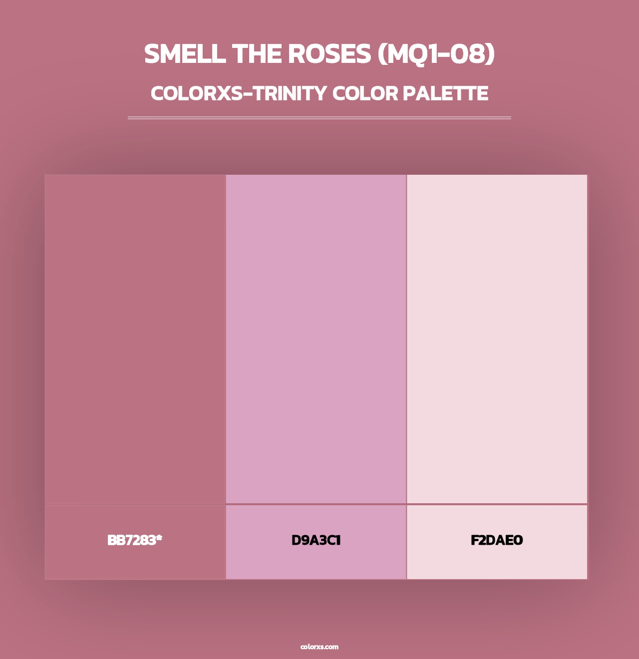 Smell The Roses (MQ1-08) - Colorxs Trinity Palette