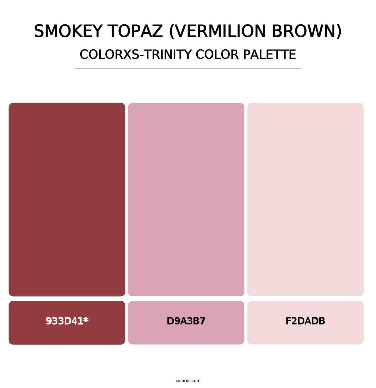 Smokey Topaz (Vermilion Brown) - Colorxs Trinity Palette