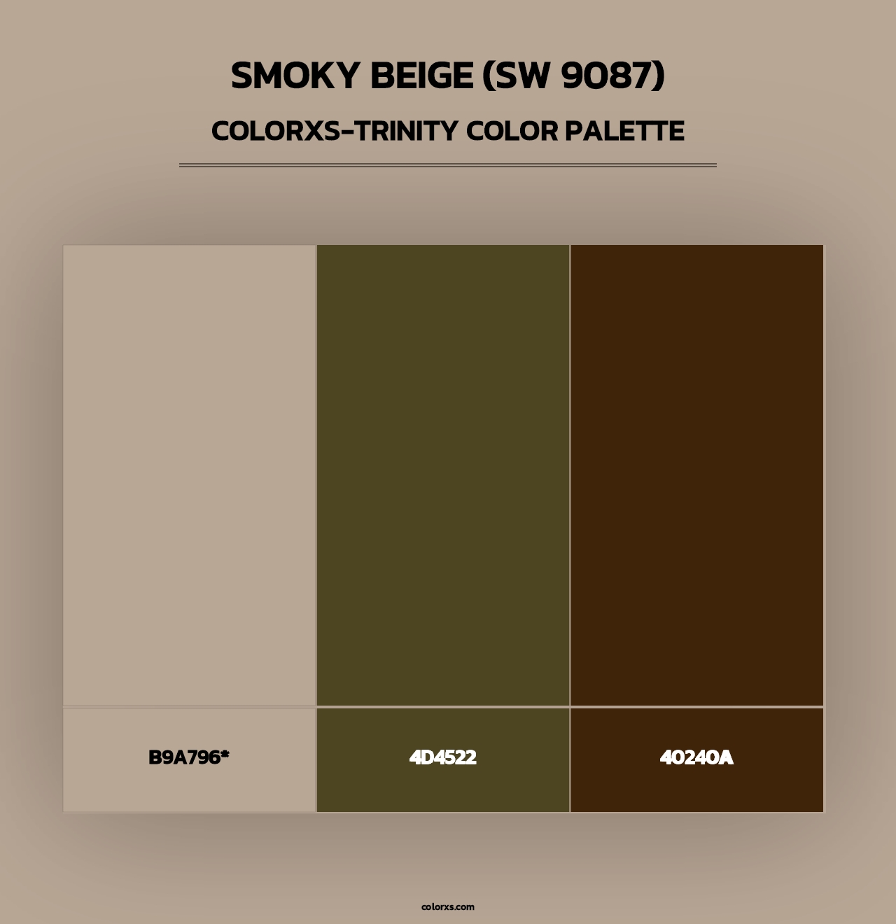 Smoky Beige (SW 9087) - Colorxs Trinity Palette