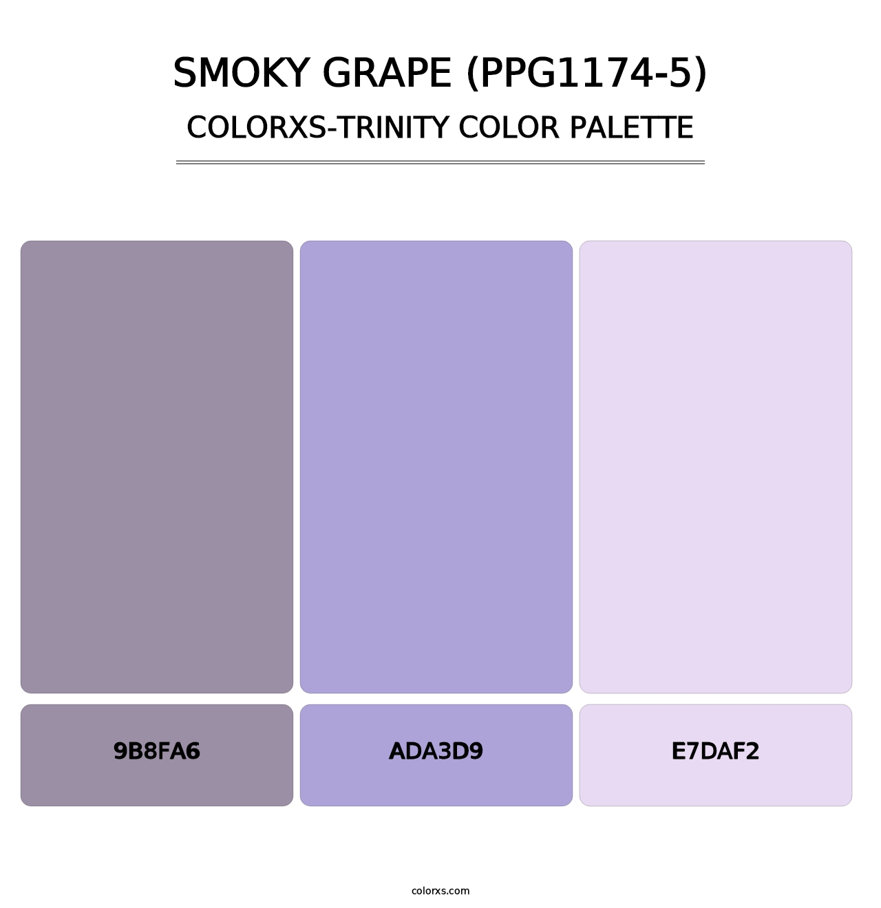 Smoky Grape (PPG1174-5) - Colorxs Trinity Palette