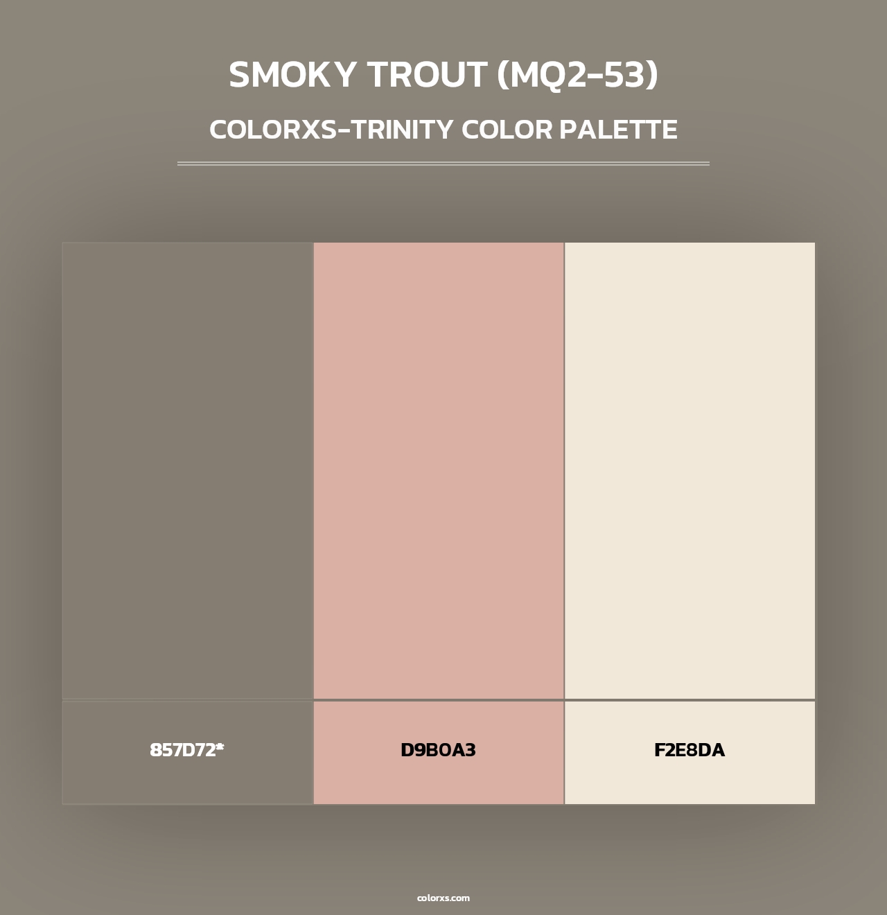 Smoky Trout (MQ2-53) - Colorxs Trinity Palette