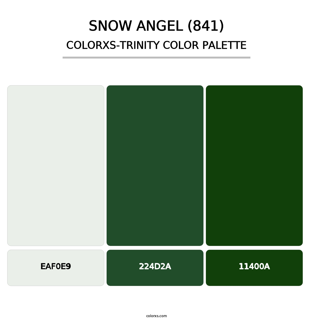 Snow Angel (841) - Colorxs Trinity Palette