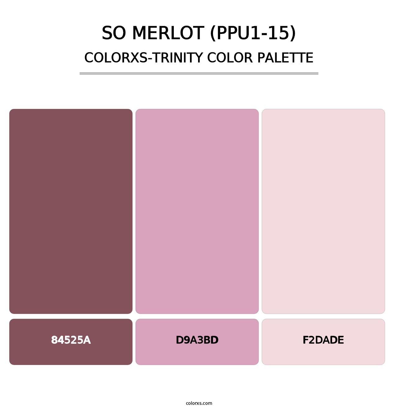 So Merlot (PPU1-15) - Colorxs Trinity Palette