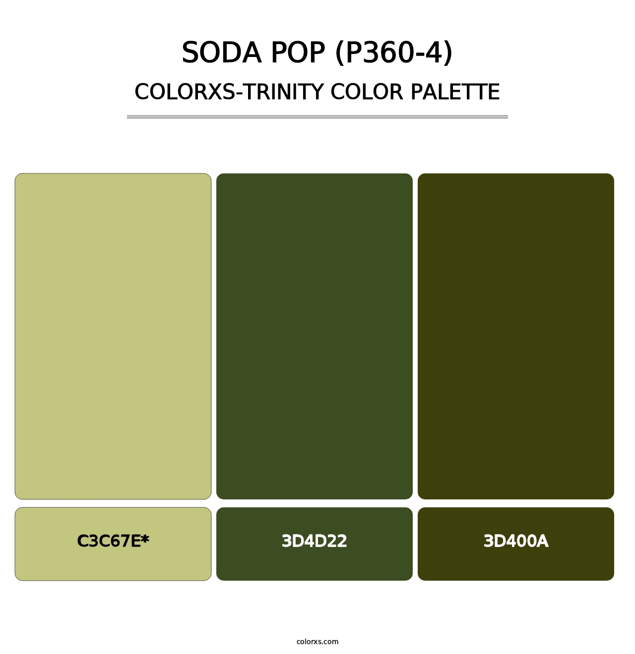 Soda Pop (P360-4) - Colorxs Trinity Palette