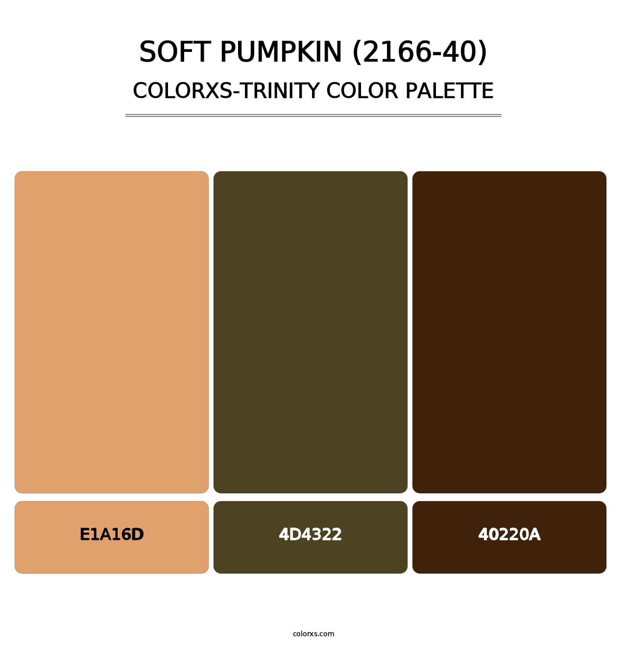 Soft Pumpkin (2166-40) - Colorxs Trinity Palette